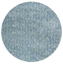 Rugs Round Rugs - 6' Round Polyester Seafoam Heather Area Rug HomeRoots