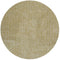Rugs Round Rugs - 6' Round Polyester Yellow Heather Area Rug HomeRoots
