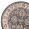 Rugs Round Rugs - 7'10" Round Polypropylene Grey/Ivory Area Rug HomeRoots
