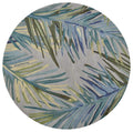 Rugs Round Rugs - 7'6" Round Wool Grey/Blue Area Rug HomeRoots