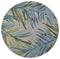 Rugs Round Rugs - 7'6" Round Wool Grey/Blue Area Rug HomeRoots