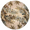 Rugs Round Rugs 7'6" Round Wool Ivory Area Rug 208 HomeRoots