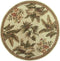 Rugs Round Rugs 7'6" Round Wool Ivory Area Rug 209 HomeRoots