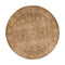 Rugs Round Rugs - 7'7" Round Polypropylene Beige Area Rug HomeRoots