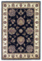 Rugs Round Rugs 7'7" Round Polypropylene Black/Ivory Area Rug 2886 HomeRoots