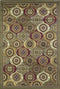Rugs Round Rugs - 7'7" Round Polypropylene Multi Area Rug HomeRoots