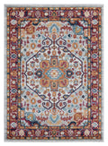 Rugs Round Rugs 94" x 94" x 0.4" Multi Olefin Round Rug 1988 HomeRoots