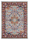 Rugs Round Rugs 94" x 94" x 0.4" Multi Olefin Round Rug 1988 HomeRoots