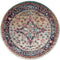 Rugs Round Rugs - 94" x 94" x 0.4" Multi Olefin Round Rug HomeRoots