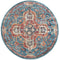 Rugs Round Rugs - 94" x 94" x 0.4" Turquoise Olefin Round Rug HomeRoots