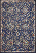 Rugs Royal Blue Rug - 9'10" x 13'2" Polypropylene Royal Blue Area Rug HomeRoots