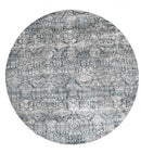Rugs Rug Store - 105" X 156" X 0.'25" Teal Polyester / Viscose Rug HomeRoots