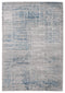 Rugs Rug Store - 23" x 36" x 0.39" Blue Viscose/Polyester Accent Rug HomeRoots