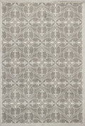 Rugs Rug Store 5'3" x 7'7" UV-treated Polypropylene Grey Area Rug 4071 HomeRoots