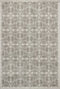 Rugs Rug Store 5'3" x 7'7" UV-treated Polypropylene Grey Area Rug 4071 HomeRoots