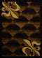Rugs Rug Store - 63 x 86" x 0.4" Brown Polypropylene Area Rug HomeRoots