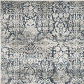 Rugs Rug Store - 91" X 91" X 0.'25" Teal Polyester / Viscose Rug HomeRoots