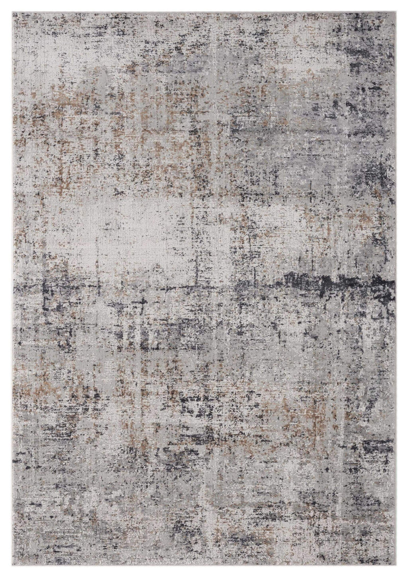 Rugs Rug Store 94" x 126" x 0.39" Grey Viscose/Polyester Area Rug 6808 HomeRoots