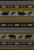 Rugs Rugs 31" x 88" x 0.47" Blue Polypropylene Runner Rug 9002 HomeRoots