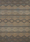 Rugs Rugs - 31" x 88" x 0.47" Blue Polypropylene Runner Rug HomeRoots