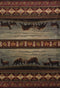 Rugs Rugs 31" x 88" x 0.47" Smoke Blue Polypropylene Runner Rug 8977 HomeRoots