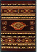 Rugs Rugs 31" x 88" x 0.47" Terracotta Polypropylene Runner Rug 8957 HomeRoots