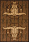 Rugs Rugs 31" x 88" x 0.47" Toffee Polypropylene Runner Rug 8922 HomeRoots