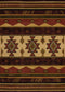 Rugs Rugs 63" x 86" x 0.4" Auburn Polypropylene Area Rug 8116 HomeRoots