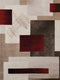 Rugs Rugs - 63" x 86" x 0.4" Garnet Polypropylene Area Rug HomeRoots
