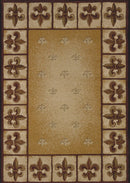 Rugs Rugs 63" x 86" x 0.4" Linen Polypropylene Area Rug 8140 HomeRoots