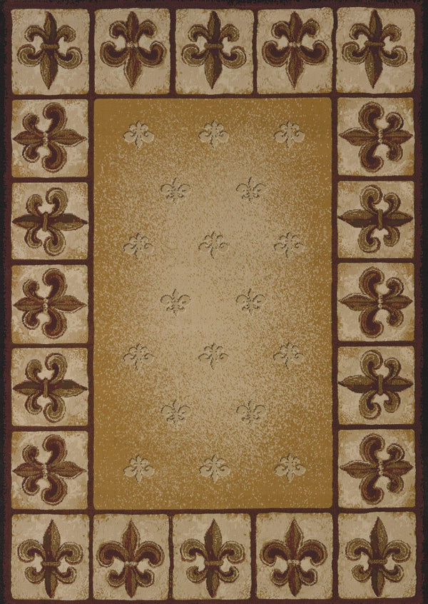 Rugs Rugs 63" x 86" x 0.4" Linen Polypropylene Area Rug 8140 HomeRoots
