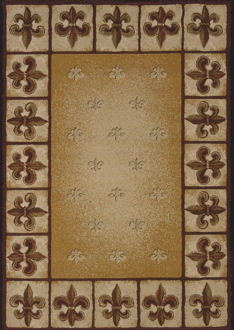 Rugs Rugs 63" x 86" x 0.4" Linen Polypropylene Area Rug 8140 HomeRoots