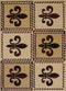 Rugs Rugs 63" x 86" x 0.4" Linen Polypropylene Area Rug 8192 HomeRoots