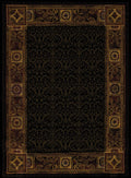 Rugs Rugs - 63" x 86" x 0.4" Tobacco Polypropylene Area Rug HomeRoots