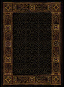 Rugs Rugs - 63" x 86" x 0.4" Tobacco Polypropylene Area Rug HomeRoots