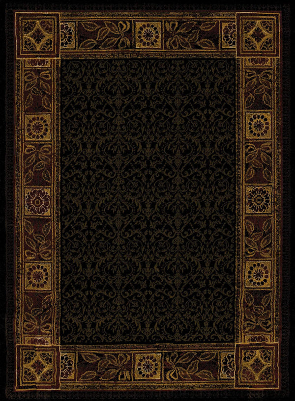 Rugs Rugs - 63" x 86" x 0.4" Tobacco Polypropylene Area Rug HomeRoots