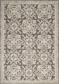Rugs Rugs 63" x 90" x 0.39" Taupe Polyester Area Rug 8076 HomeRoots