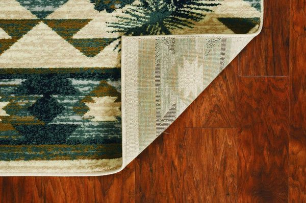 Rugs Rugs For Sale - 108" X 144" X 0.'5" Ivory/Blue Polypropylene Rug HomeRoots