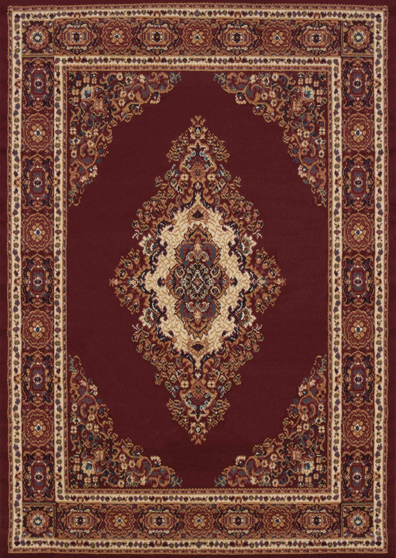 Rugs Rugs For Sale - 23" x 88" x 0.3" Burgundy Polypropylene Runner Rug HomeRoots