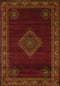Rugs Rugs For Sale - 23" x 88" x 0.45" Burgundy Polypropylene Runner Rug HomeRoots