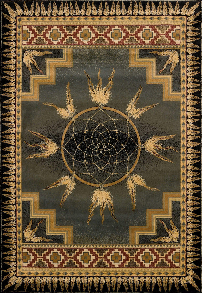 Rugs Rugs For Sale 23" x 88" x 0.45" Green Polypropylene Runner Rug 9333 HomeRoots