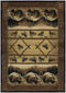 Rugs Rugs For Sale 23" x 88" x 0.45" Lodge Polypropylene Runner Rug 9428 HomeRoots