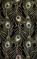 Rugs Rugs For Sale - 3'3" x 5'3" Wool Black Area Rug HomeRoots