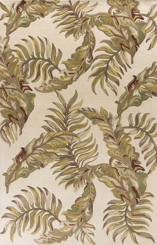 Rugs Rugs For Sale 3'3" x 5'3" Wool Ivory Area Rug 2451 HomeRoots