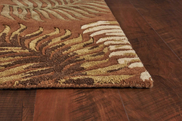 Rugs Rugs For Sale - 3'3" x 5'3" Wool Rust Area Rug HomeRoots