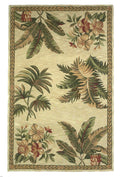 Rugs Rugs For Sale 3'6" x 5'6" Wool Ivory Area Rug 2734 HomeRoots