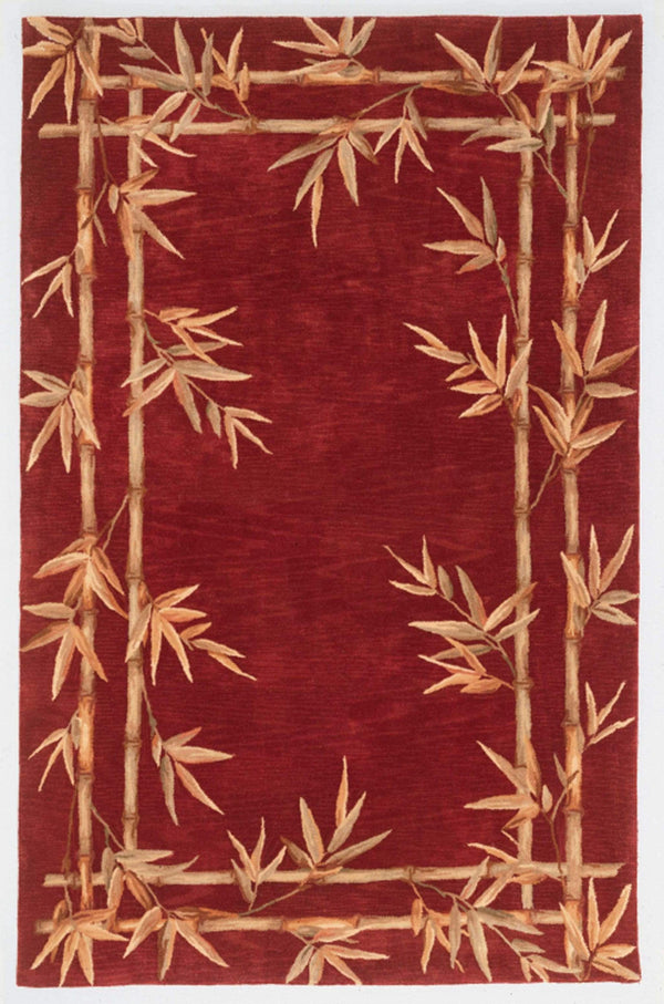 Rugs Rugs For Sale - 3'6" x 5'6" Wool Red Area Rug HomeRoots