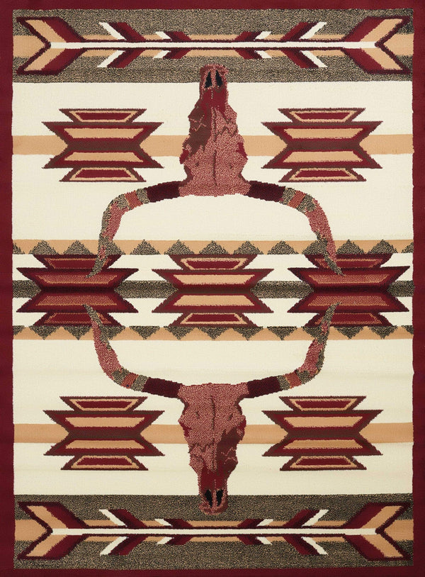 Rugs Rugs For Sale 63" x 86" x 0.31" Multi Polypropylene Area Rug 9508 HomeRoots