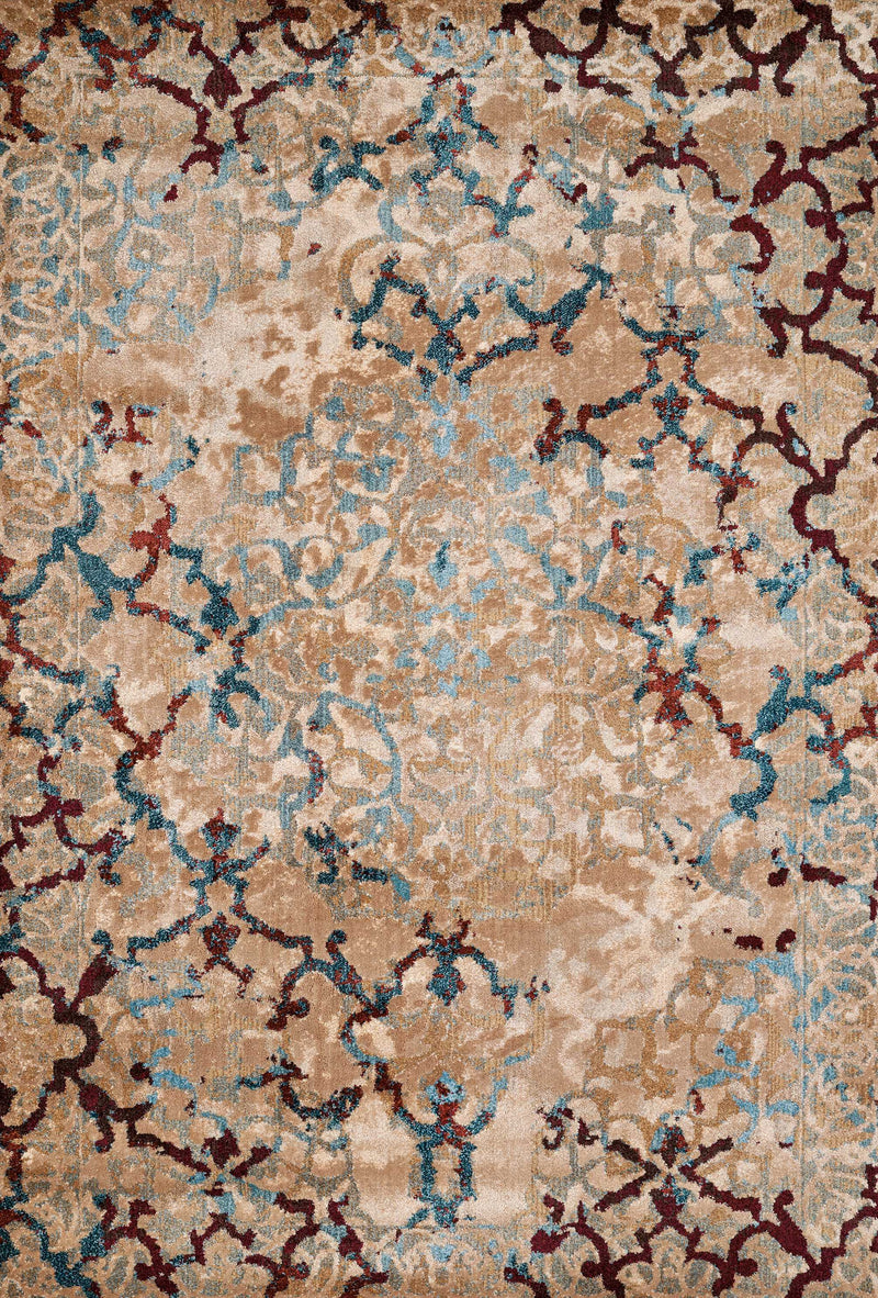 Rugs Rugs For Sale 63" x 86" x 0.35" Taupe Olefin/Polyester Area Rug 9480 HomeRoots
