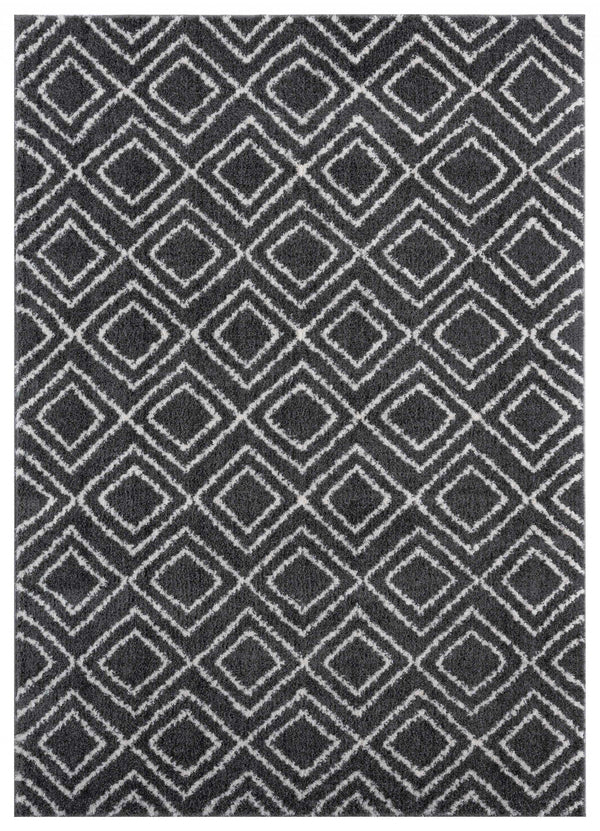 Rugs Rugs Near Me - 39" x 59" x 1.2" Smoke Microfiber Polyester Mat Rug HomeRoots